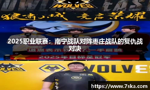 2025职业联赛：南宁战队对阵枣庄战队的复仇战对决